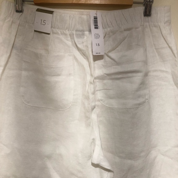 Chico's Pants & Jumpsuits Chicos White Linen Pants Sz Poshmark